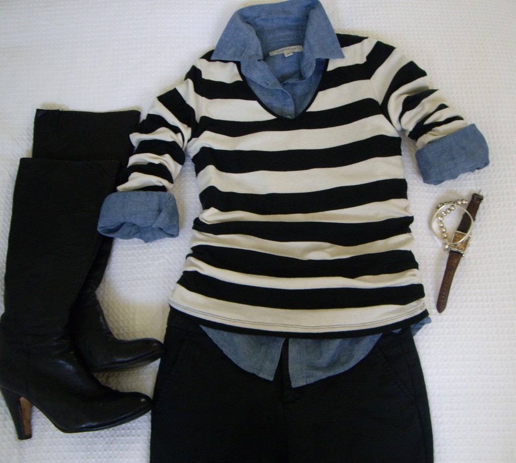 003 1024x918 Day Two   Styling My Striped Top Five Different Ways
