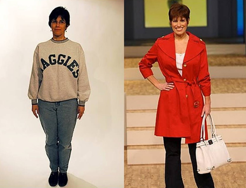 Before and after How To Begin Your Style Revamp