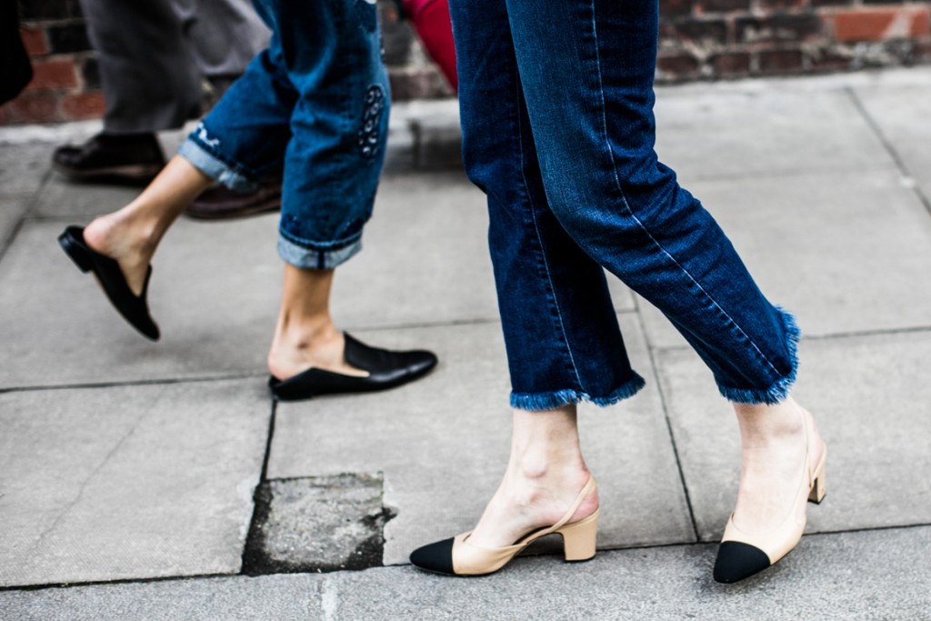cropped jeans